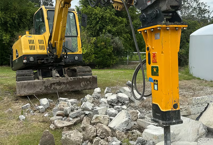 Hydraulic Rock Breakers On Hire Sample